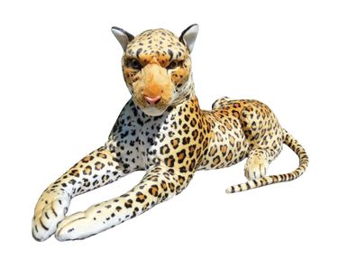 Leopard XL Plüschtier 90 cm Braun Kuscheltier