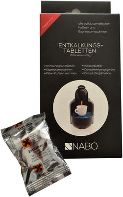 NABO Entkalkungstabletten für Kaffeeautomaten 10 Tabletten