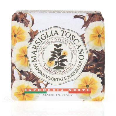 Saponeria Nesti Marsiglia Toscano Tabacco Italiano natürliche Seife 200 g