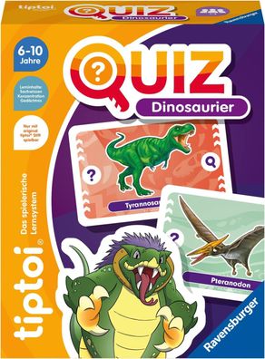 Ravensburger tiptoi 00165 Quiz Dinosaurier, Quizspiel für Kinder ab 6 Jahren, für ...