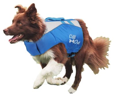 Rettungsweste Schwimmhilfe für Hund Chill Out - Dog Life Jacket - Größe M