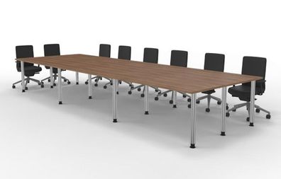 Konferenztisch Köln 480x160 cm Besprechungstisch für 16 Personen Meetingtisch