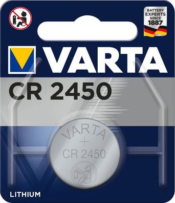VARTA Knopfzellenbatterie Electronics CR2450 Lithium