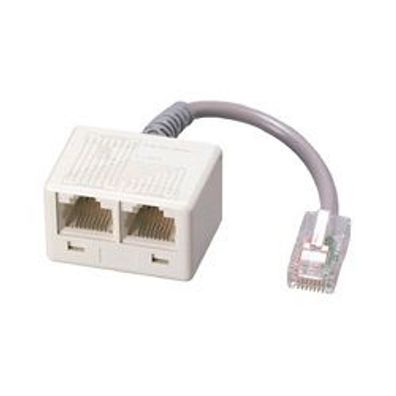Adapter-ISDN WE8 - 2xWE8-R 0,1m