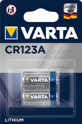 VARTA Lithium CR123A Blister 2