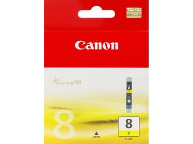 Canon Tintenpatrone CLI-8Y gelb (ca. 420 Seiten)
