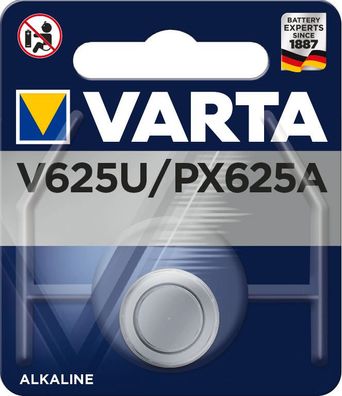 VARTA Knopfzellenbatterie Electronics V625 U (SR57) Alkaline