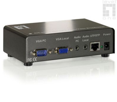 LevelOne AVE-9201 1-Port Cat.5 Audio/ Video Transmitter