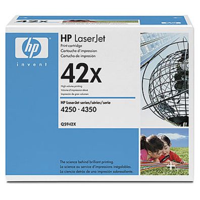 HP Toner Q5942XD Schwarz (Doppelpack 2x ca. 20.000 Seiten)