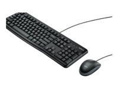 Logitech USB Keyboard und Maus MK120 schwarz