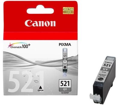 Canon Tintenpatrone CLI-521GY grau