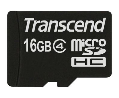 Transcend 16GB microSDHC Class 4
