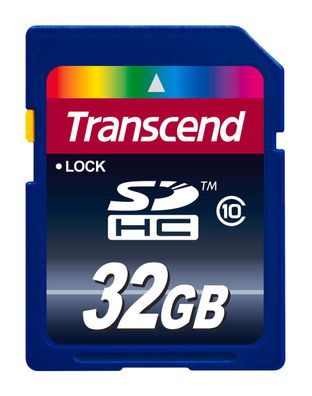 Transcend 32GB SDHC Class 10