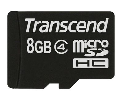 Transcend 8GB microSDHC Class 4