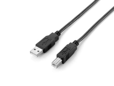 equip USB 2.0 Anschlusskabel A-Stecker/ B-Stecker 1,8m