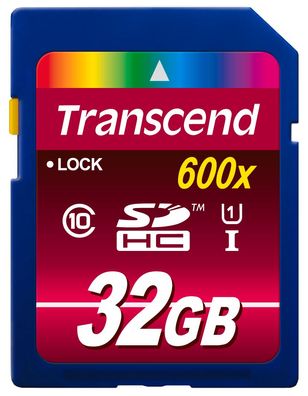 Transcend 32GB SDHC Class 10 UHS-1 600x Ultimate