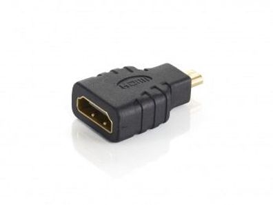 equip HDMI Adapter HDMI Buchse-A/ microHDMI Stecker-D schwarz
