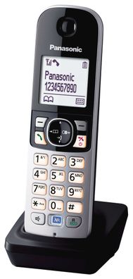 Panasonic Mobilteil KX-TG68xx Serie inkl. Ladeschale schwarz