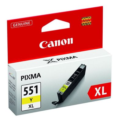 Canon Tintenpatronen CLI-551Y XL gelb (ca. 660 Seiten)
