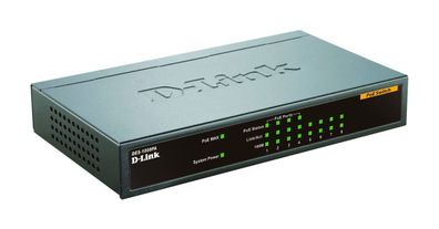 D-Link DES-1008PA 8-Port Layer2 PoE Fast Ethernet Switch