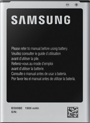 Samsung Akkublock (Li-Ion, 1.900 mAh) EB-B500 für S4 Mini