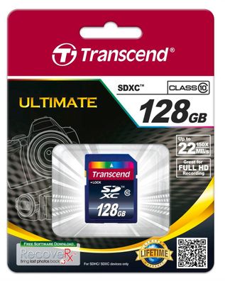 Transcend 128GB SDXC Class 10 (Extreme-Speed)