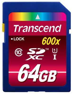 Transcend 64GB SDHXC Class 10 UHS-1 600x Ultimate