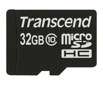 Transcend 32GB microSDHC Class 10