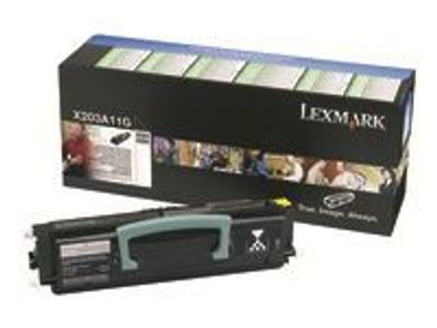 Lexmark Toner X203A11G schwarz (ca. 2500 S.)