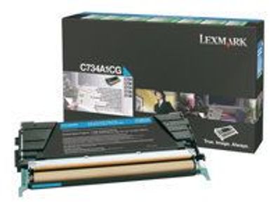 Lexmark Toner C734A1CG cyan (ca. 6000 S.)