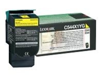 Lexmark Toner C544X1YG gelb (ca. 4000 S.)