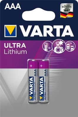 VARTA ULTRA Lithium AAA Blister 2