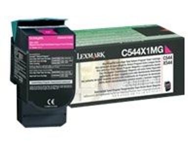 Lexmark Toner C544X1MG magenta (ca. 4000 S.)