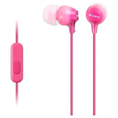 SONY In-Ear Kopfhörer mit Fernbedienung MDR-EX15APPI, Pink