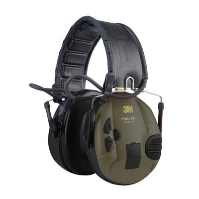 Schießen ACTIVE Gehörschützer 3M Peltor SportTac MT16H210F-478-GN-dunkelgrün