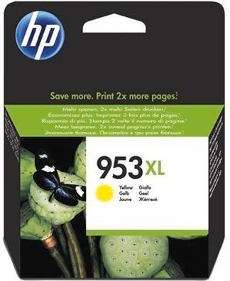 HP Tintenpatrone Nr. 953 F6U14AE Gelb (ca. 700 Seiten)