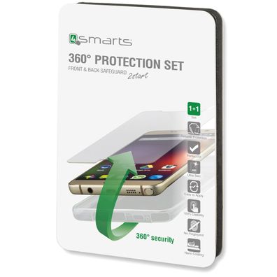 4smarts 360° Protection Set für Apple iPhone 7/8/ SE, clear