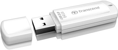 Transcend 64GB JetFlash 370 USB 2.0, Weiß