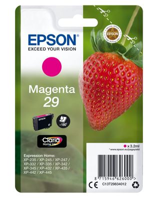 Epson Tintenpatrone 29 Magenta (ca.180 Seiten)