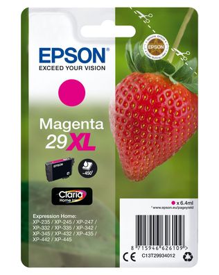 Epson Tintenpatrone 29XL Magenta (ca. 450 Seiten)