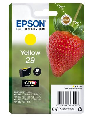 Epson Tintenpatrone 29 Gelb (ca.180 Seiten)