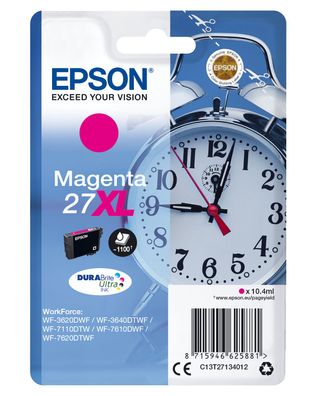Epson Tintenpatrone 27XL Magenta (ca. 10,4ml)