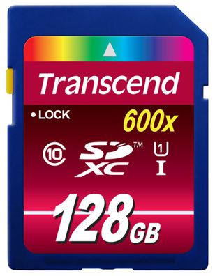Transcend 128GB SDXC Class 10 UHS-1 600x Ultimate