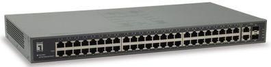 LevelOne 50-Port Fast Ethernet Switch 2xSFP/ RJ45 Combo Gigabit