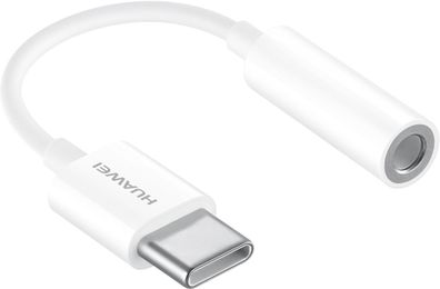 Huawei USB-C zu 3,5 mm Earphone Jack Adapter, CM20, weiß