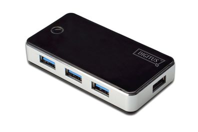Digitus USB 3.0 Hub, 4-port schwarz