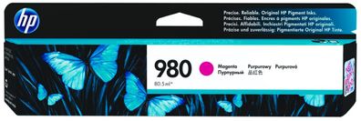 HP Tintenpatrone Nr. 980 Magenta (ca. 6.600 Seiten)