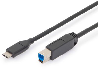 Assmann USB Typ-C Anschlusskabel, Gen2, Typ C to B