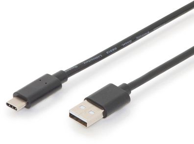 Assmann USB Type-C Anschlusskabel, Type-C - A, 3m