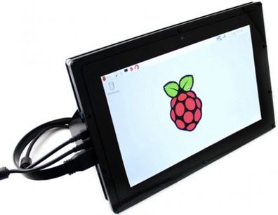 Raspberry Pi 10Zoll Display inkl. Gehäuse mit Halterung